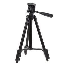 Perjalanan Profesional Tripod Kamera Digital Camcorder Video Tilt Pan Kepala (Black)