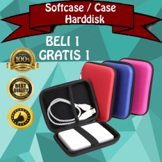 Promo!! Beli 1 Gratis 1 Hardcase Softcase Pelindung Harddisk Powerbank GPS Modem Antishock Tahan Banting Pouch Bag - Shockproof Tas Harddisk External
