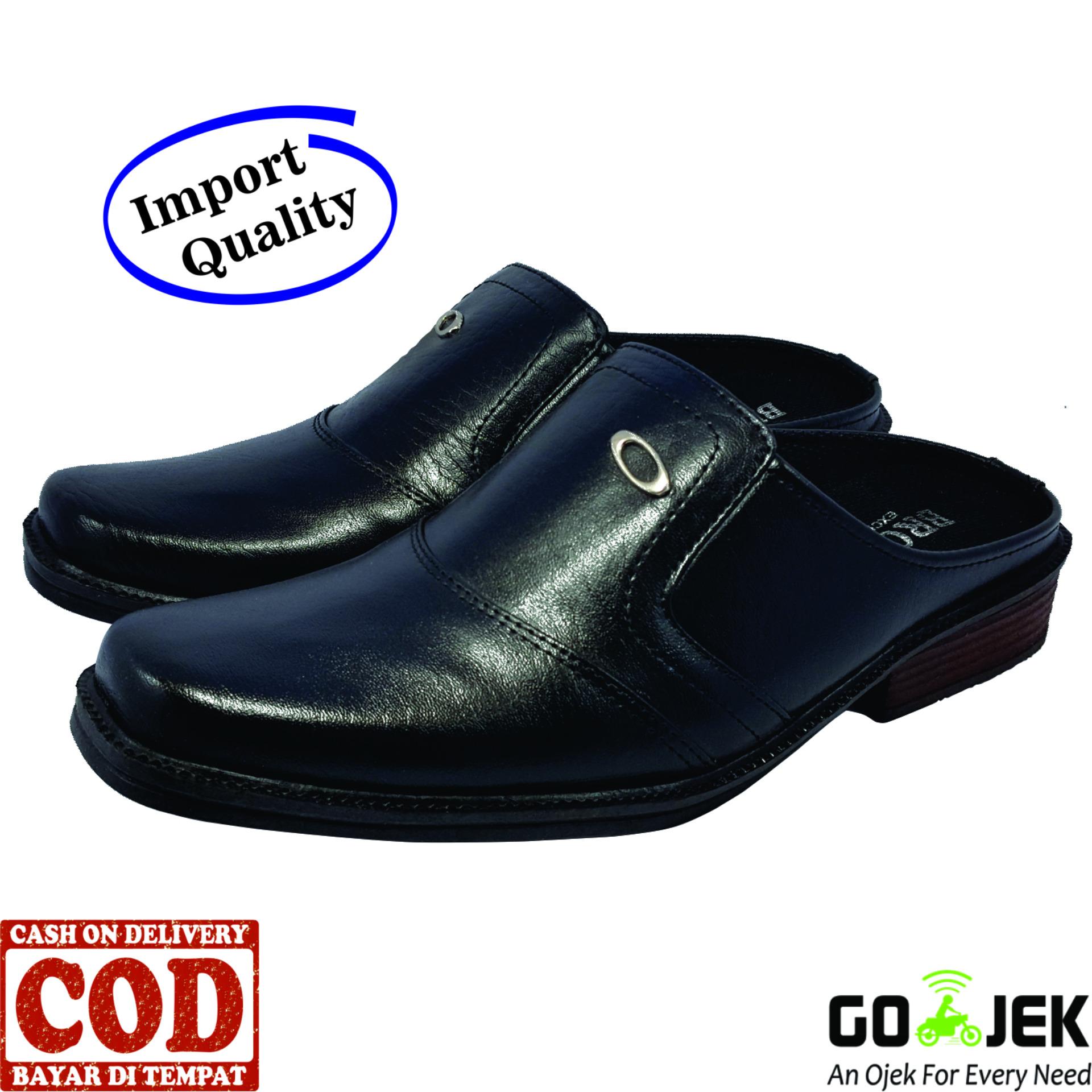 PROMO FANTOPEL Sepatu Kerja Kantoran Resmi - Fantofel Hitam Awet & Kuat