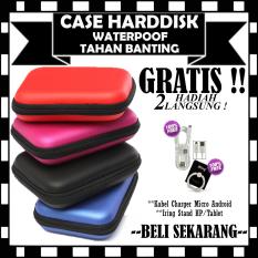 Promo Sale Sofcase Harddisk Hard Case Shockproof Tas Hardisk / Powerbank Tahan Banting for External HDD 2.5 inch Pouch Bag - GRATIS Kabel Charger Casan Micro Android & Iring Stand Hp/Tablet