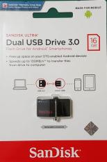 (Promo) Sandisk Ultra Dual Usb Drive 3.0 16gb Flashdisk Otg 16 Gb FD