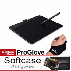 PROMO!!! Wacom Intuos Comic CTH490 Pen Tablet - Black + Free Softcase+Proskin Antigores dan Glove