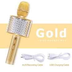 PROMO~MIC YS-87 Bluetooth wireless Karaoke microphone usb speaker led ORIGINAL