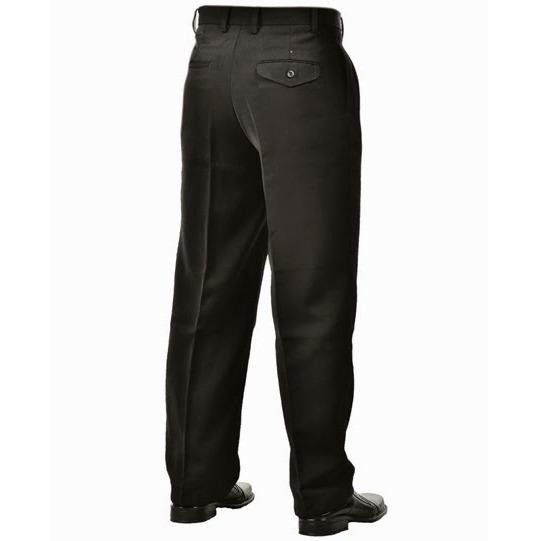 PROSPEROZ - Celana Kerja Pria Bahan Kain - Model Semi Biggy/Begi - Hitam - Krem Terang - Abu-abu