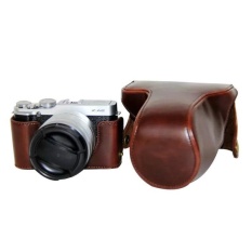 Protective High Quality PU Leather Camera Case Bag Cover forFujifilm XM1 XA1 XA2(Camera Not Included) Coffee