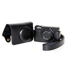 Pelindung Berkualitas Tinggi PU Leather Camera Case Bag Cover ForFujifilm XQ1 XQ2 (Kamera Tidak Termasuk) Warna Hitam-Intl