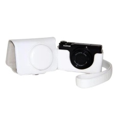 Protective High Quality PU Leather Camera Case Bag Cover forFujifilm XQ1 XQ2(Camera Not Included) White - intl