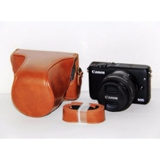 Pelindung Kamera Kasus Penutup Pu Kulit Tas Bahu Strapforcanon EOS M/Eos M2/Eos M10-Intl
