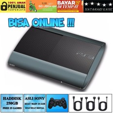 PS3 ONLINE - SONY Playstation 3 SUPER SLIM 250GB - FIRMWARE ORI/OFW - Grade A