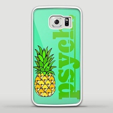 Psych Pineapple Logo TV series Design TYA for Samsung S6 Edge White case - intl