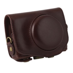 PU Leather Camera Case Bag Cover untuk Canon G7X 1 Digital dengan Strap-Intl