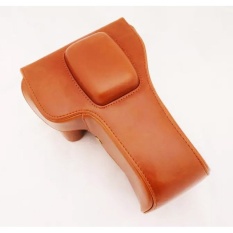 PU Leather Bag Bag Cover dengan Tripod Desain untuk Canon EOS650D/600D/700D Brown (Camera Not Termasuk) -Intl