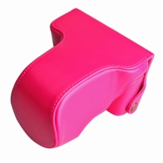 PU Leather Camera Case Cover Bag Camera Sling Strap untuk FujifilmXM1 XA1 XA2 XA10 X-M1 X-A1 X-A2 X-A10 16- 50mm Lensa Digital CameraBag-Intl
