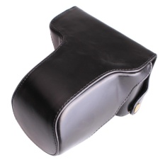 PU Leather Camera Case Cover Bag Camera Sling Strap untuk FujifilmXM1XA1 XA2 XA10 X-M1 X-A1 X-A2 X-A10 16-50 MM Lensa Digital CameraBag-Intl