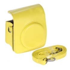 PU Klasik Kulit Vintage Kamera Saku Digital Case Tas Forfujifilminstax Mini 70 Instan Film Kamera (Kuning)-Intl