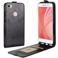 PU Leather Flip Cover Case for Xiaomi Redmi Note 5A / Redmi Note 5A Prime (Black)