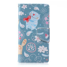 PU Leather Flip Protective Cover for Sony Xperia M4 Aqua (Multicolor)