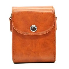 PU Kulit Universal Generik Universal Tas Kamera Sarung Anda Olympussonyfujifilm Casio atau Kamera Digital Lainnya (Cokelat) fuxi Saya 659-Internasional
