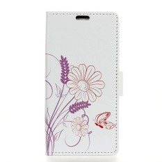 PU Leather Printing Wallet Case Cover for Samsung Galaxy A7 2018 (Multicolor)