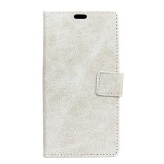 PU Leather Retro Wallet Case Cover for Sharp Android One X1 (White) - intl