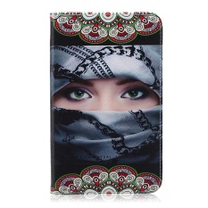 PU Leather Soft TPU Inner Wallet Case with Card Slots And Stand Function Protective Leather Case for Samsung Galaxy Tab 4 7.0