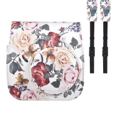 Pu Pelindung Instan Tas Wadah Kamera Pelindung Tas dengan Tali untuk Fujifilm Instax Mini 8 +/8 S/8/9 -Intl