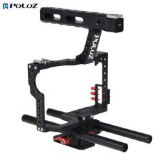 Puluz PU3010 Aluminium Kamera Kandang Steadicam Penstabil Cocok untuk Sony A7