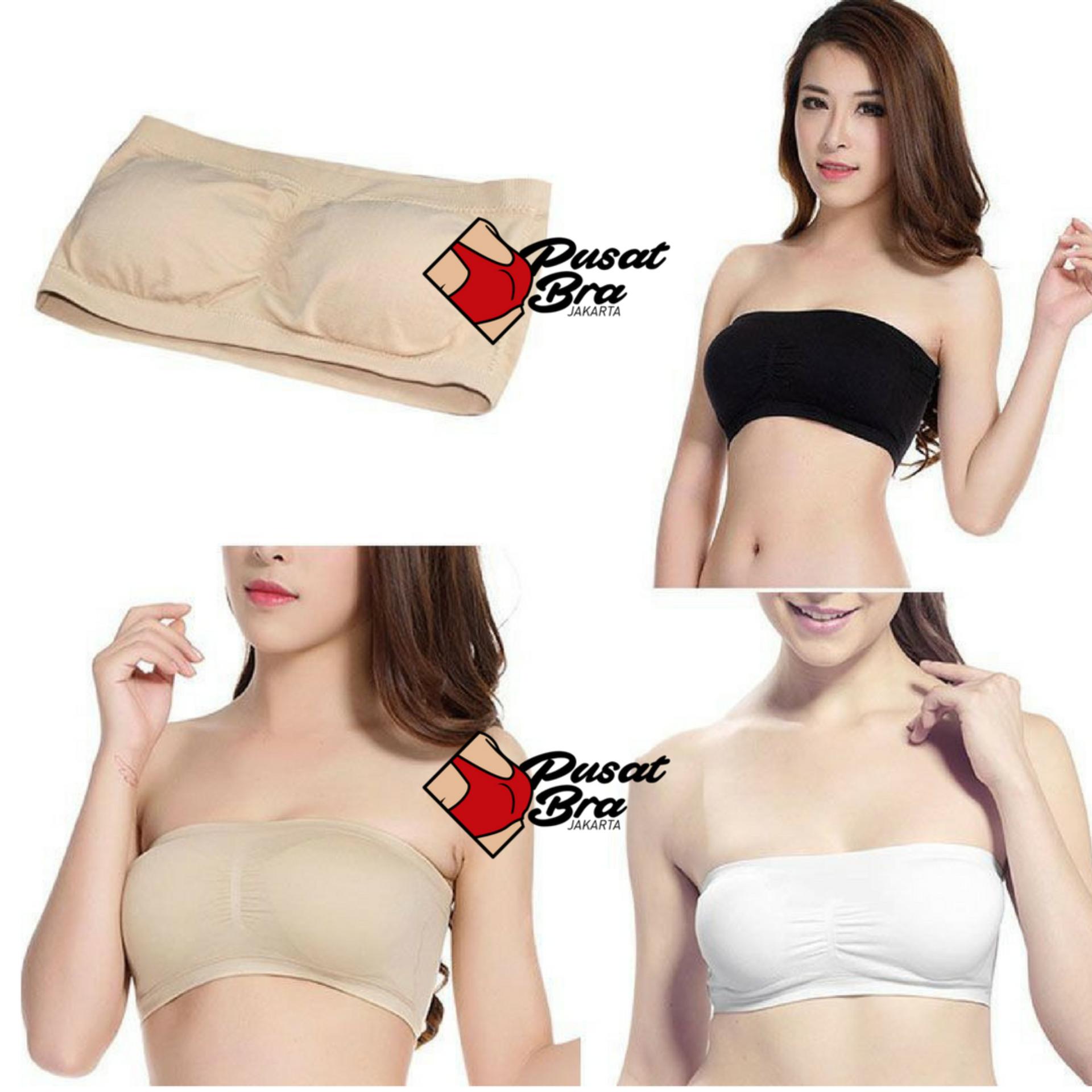 Solola - Amanda Strapless Bra Kemben Polos (Sudah ada CUP) 