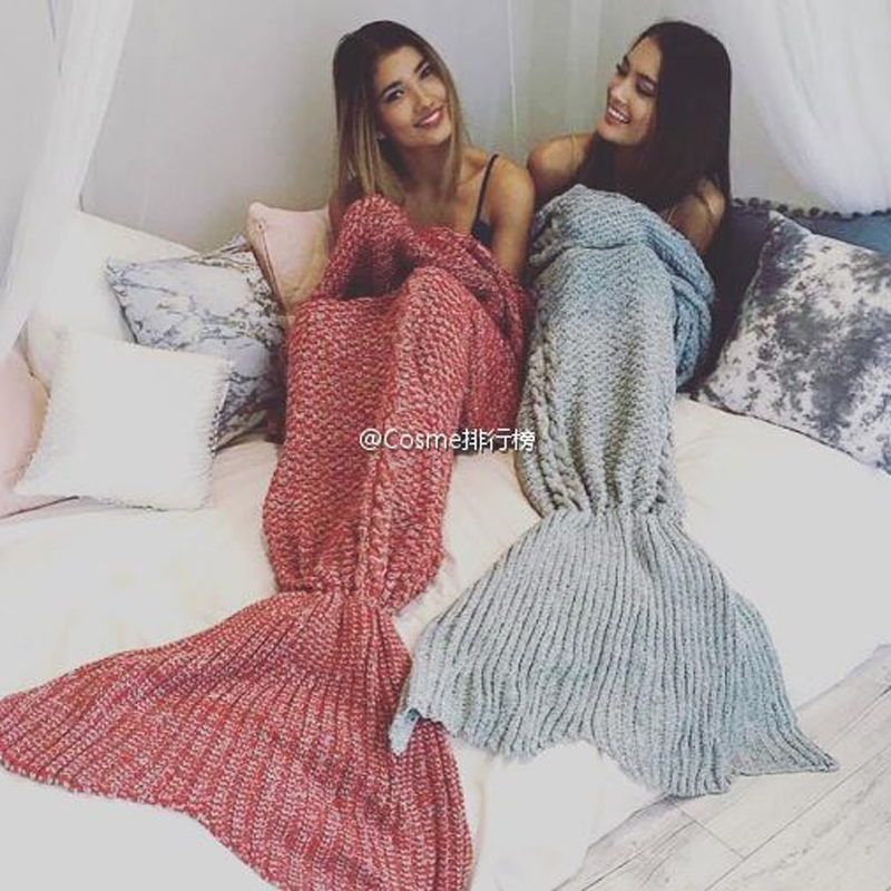 Putri Duyung Selimut Bulu Artis Selimut AC Sofa