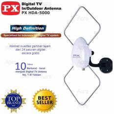 PX HDA -5600 Antena Indoor & Outdoor Digital DVBT2 High Definition - PUTIH