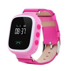 Q60 Children GPS Smart Watch Wristwatch SOS Call Location Finder
Locator Device Tracker for Kid Safe Anti Lost Monitor (Pink)