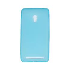 QC Softshell For Asus Zenfone 6 / A600CG Soft Jelly Case Air Case 0.3mm / Silicone / Soft Case / Softjacket / Case Handphone / Casing HP - Biru Muda