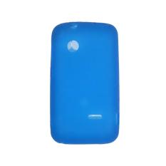 QC Softshell For Sony Xperia Typo / ST21i Soft Jelly Case Air Case 0.3mm / Silicone / Soft Case / Softjacket / Case Handphone / Casing HP - Biru