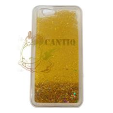 QCF Case Liquid Oppo F1S Selfie Expert Soft Case Aquarium Glitter / Casing Oppo A59 Silikon Case HP - Emas