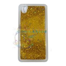 QCF Case Liquid Oppo Neo 9 Soft Case Aquarium Glitter / Casing Oppo A37 Silikon Case HP - Emas
