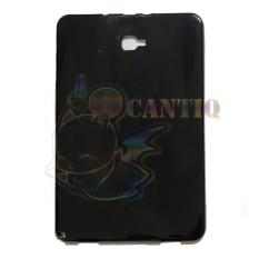 QCF Jelly Case Samsung Galaxy Tab A 2016 10.1 inch With S-Pen P580 P585 / Silikon Softcase Samsung Tab A 2016 P580 P585 / Casing Samsung Tab P585 P580 / Sarung Case - Hitam