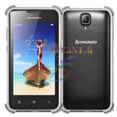 QCF Soft Case Anti Shock Anti Crack Lenovo A1000 / Silikon Casing Lenovo A1000 / jelly Case Hp - Bening