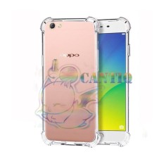 QCF Soft Case Anti Shock Anti Crack Oppo A71 / Silikon Casing Oppo A71 / jelly Anti Carck Case - Bening