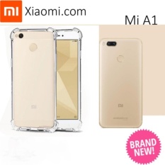 QCF Soft Case Anti Shock Anti Crack Xiaomi Mi A1 / Xiaomi Mi 5X Silikon Casing Xiaomi Mi A1 / Silicone / Casing HP Xiaomi - Transparan