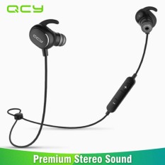 QCY QY19 Headphone In-Ear QCY19 Stereo Sport Bluetooth v4.1 Sweatproof - QY19 Bluetooth Headset Wireless Earphone Sport Driving English Voice 2016 New For iPhone Xiaomi PC Smartphones Brand Origin QCY Bluetooth Headphone - Hitam