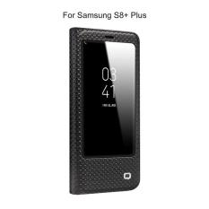 QIALINO Dormansi Otomatis Wake Up Phone Case Smart View Flip Cover Shell untuk Samsung Galaxy S8 PLUS