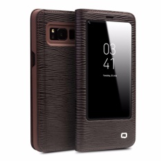 Daftar Harga Samsung Galaxy S8 Termurah Juli 2019 11 Qialino II Tank Case Cover Ultrathin Tas Lipat Tidur Bangun untuk Samsung Galaxy S8 Plus, Kadal Pola Strip-Intl