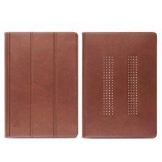 Qialino Ramping Folio Asli Laptop Pelindung Lengan Kulit Sampul untuk Apple Macbook Udara 13.3, Cokelat-Internasional