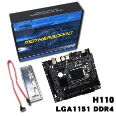 Qnstar GA-H110M-A Core I7/I5/I3 H110 SATA PCI Express Micro ATX Retail Papan Utama-Intl