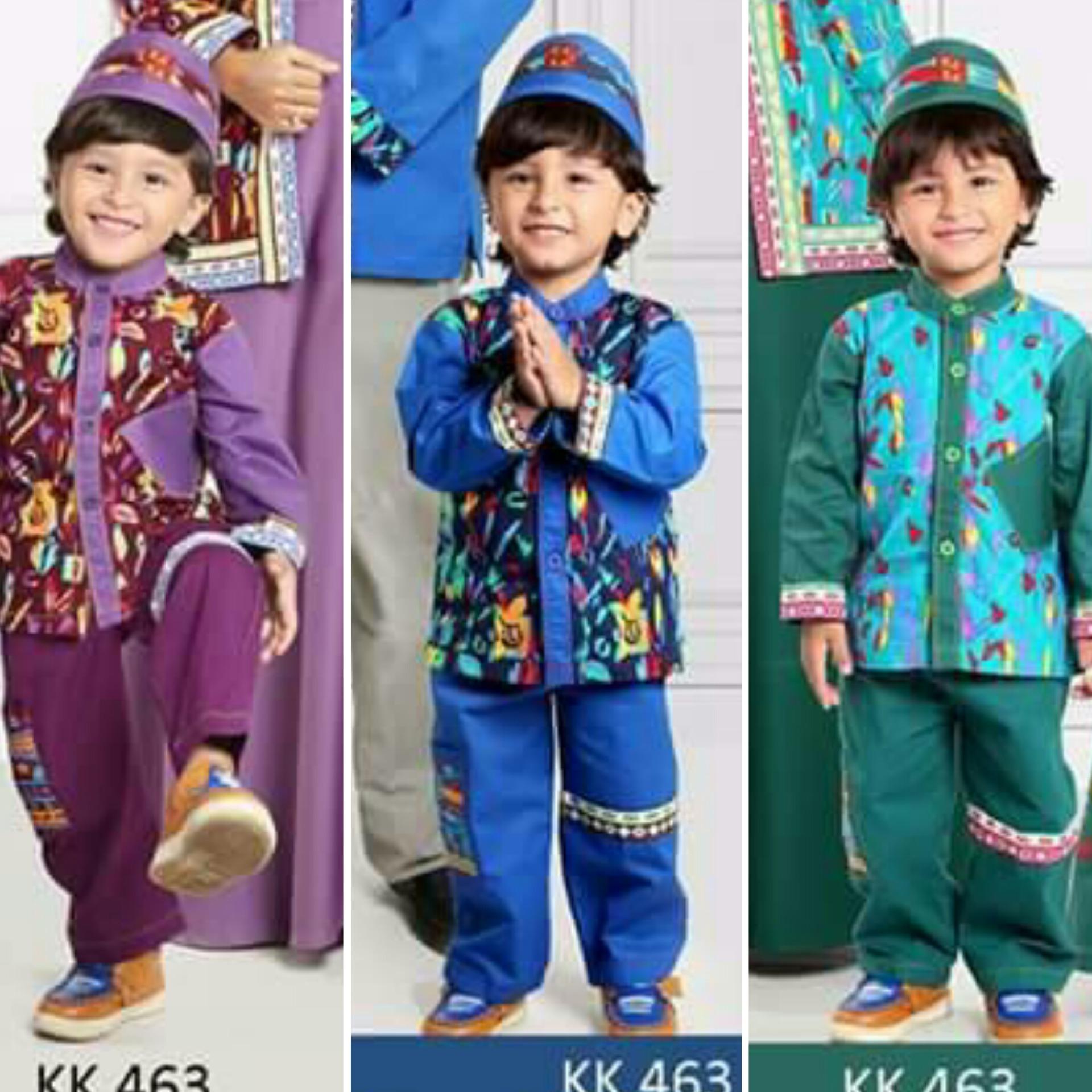 Qonitah Project KK 466 Size 1 Original Keke Busana Koko Anak Lengan Panjang