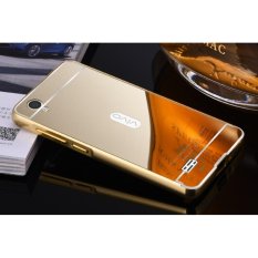 Quality Aluminum Metal Frame Plating Mirror case for VIVO Y31(gold) - intl