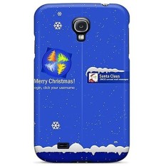 Quality Huoner Case Cover With Santa Login Sreen Nice Appearance Compatible With Galaxy S4