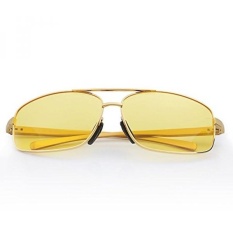 QUORA Kacamata Mengemudi Malam Anti Glare Vision Driver Safety Sunglasses Hujan Hari Night Vision Kacamata-Intl