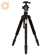 QZSD Q999 62,2 Inci Magnesium Aluminium Tripod Kamera (hitam)