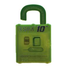 R-Sim 10+ (Unlocked network iphone 4s/5/5s/5c/6/6P for ios 7.xx- 10.2) tanpa jailbreak - Green